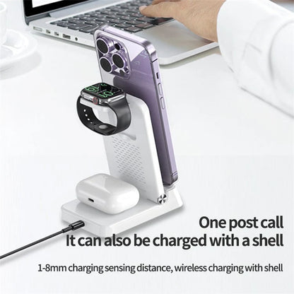 WanderS 3-in-1 Clock Wireless Charger 15W