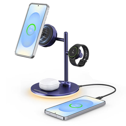 WanderS 4-in-1 Qi2 15W Cooling Wireless Charger