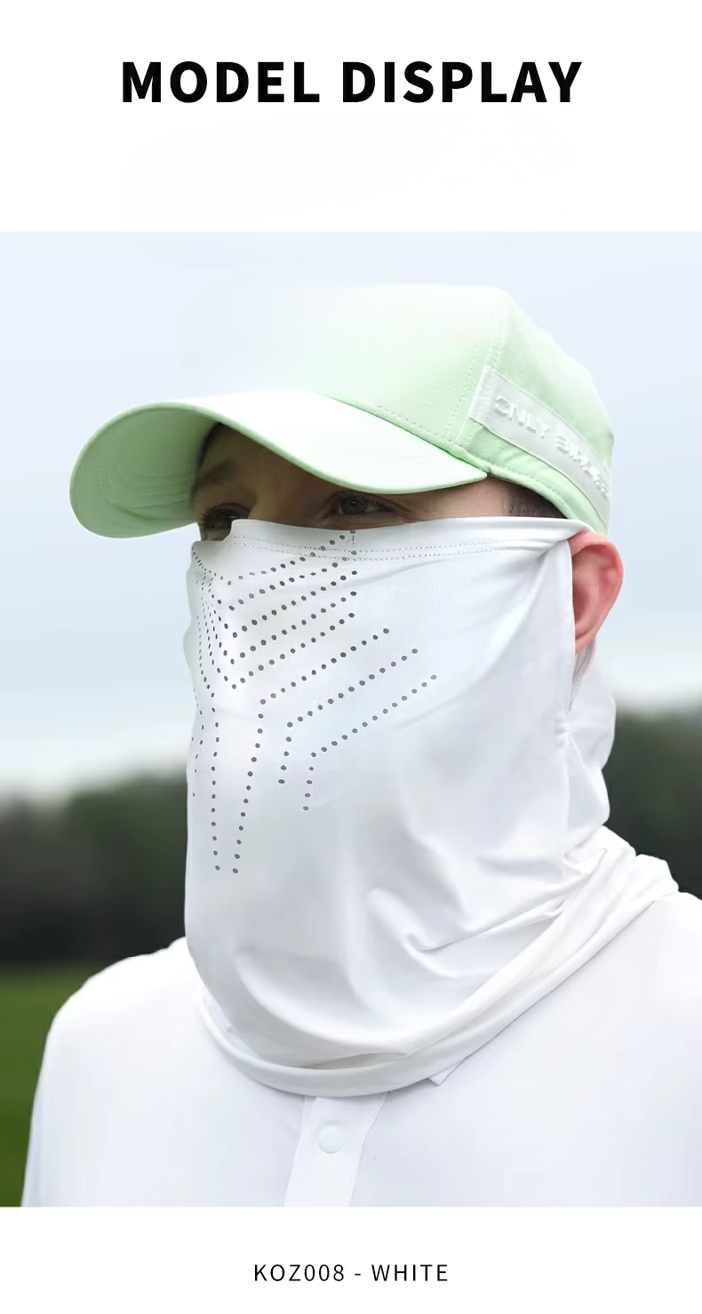 WanderS Activities Uv Golf Mask Men Neck Gaiter Golf Face Mask
