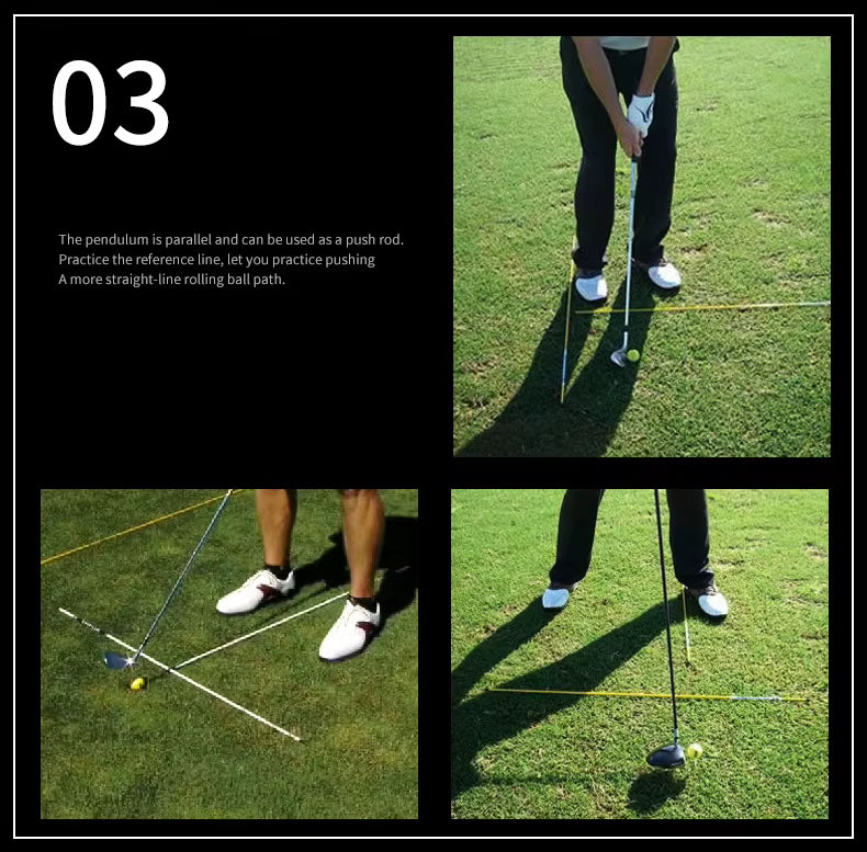 WanderS Golf Alignment Sticks Training Aids Golf Swing Trainer Multifunctional