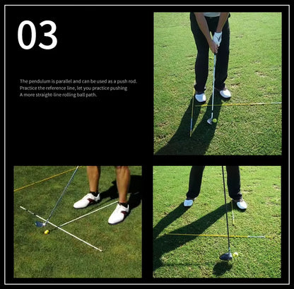 WanderS Golf Alignment Sticks Training Aids Golf Swing Trainer Multifunctional