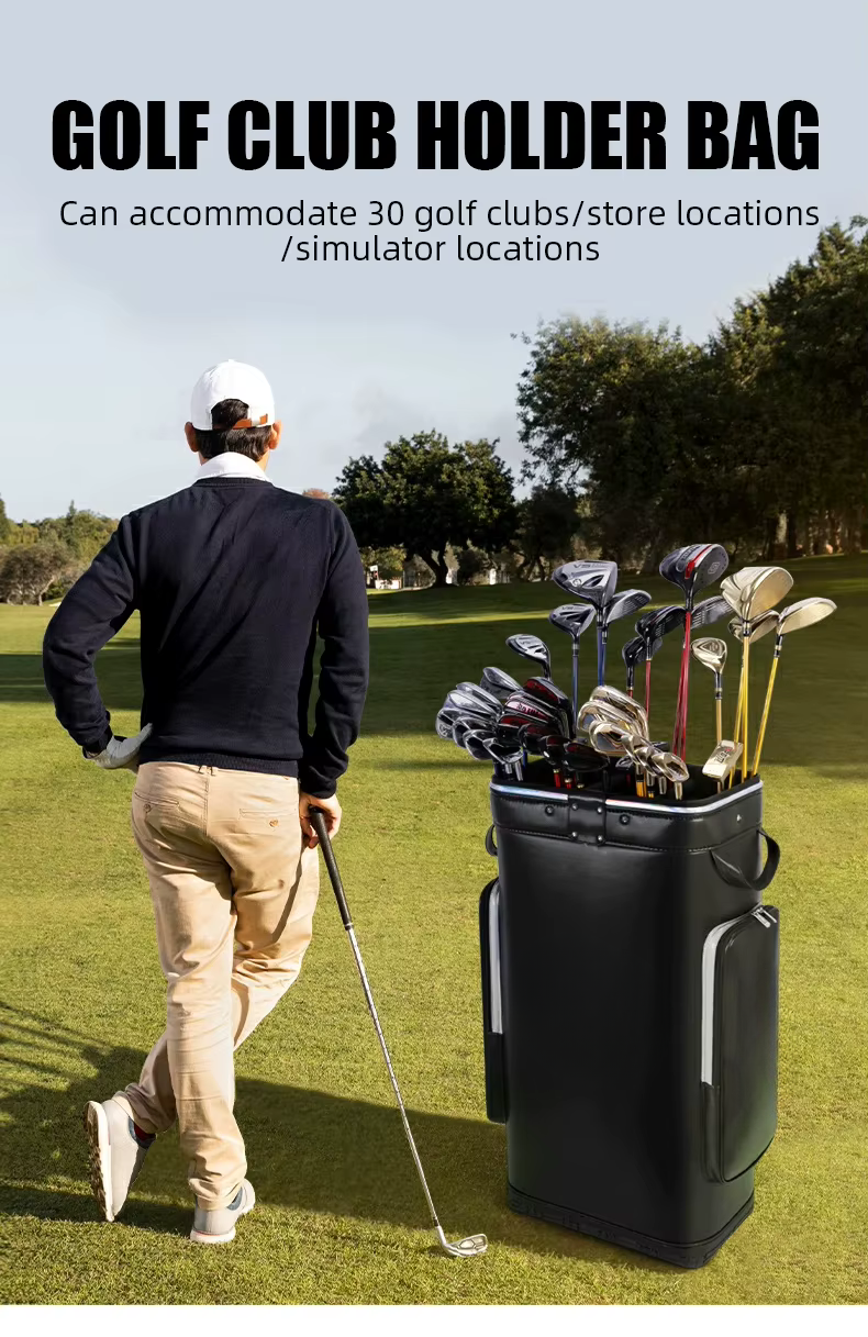 WanderS Driving Range Large 30 Clubs Golf Bag Retail Golf Club Display Rack Custom Golf Club Display Rack
