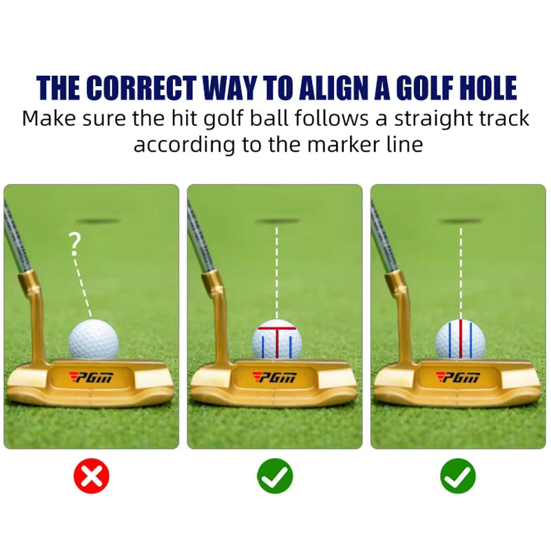 WanderS Triple 3-Line Golf Ball Marker Golf Ball Line Markers