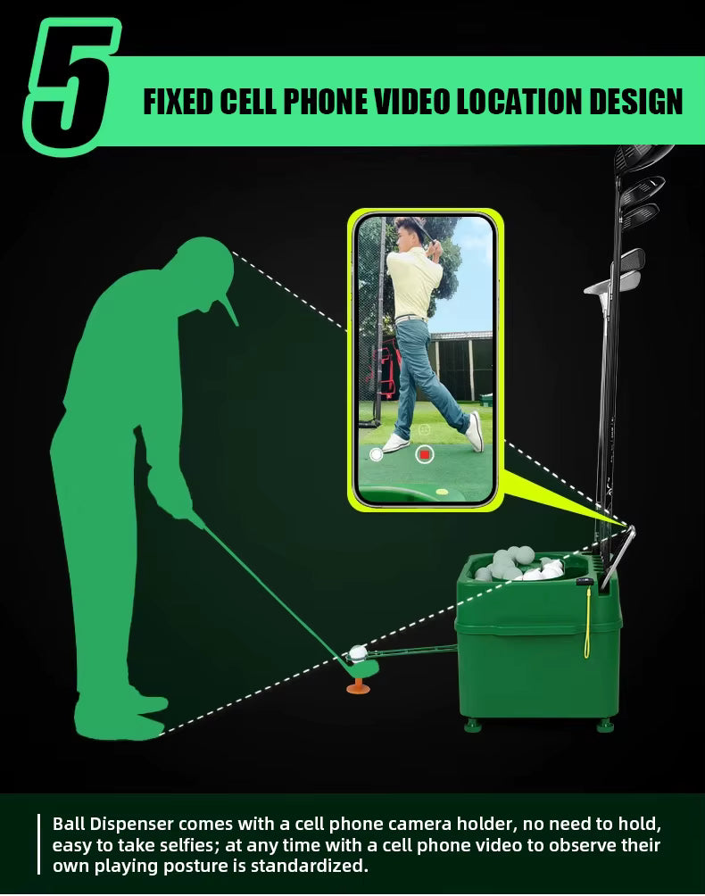 WanderS Golf Balls Automatic Driver Simulators And Golf Driving Range Teeing Machines Automatic Golf Ball Dispenser Machine