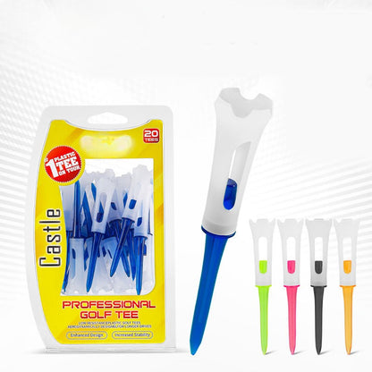 WanderS 4 Claw Plastic Golf Tee Set 30Pcs One Box Durable Golf Tees by WanderS