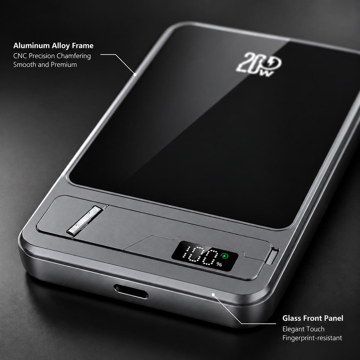 WanderS 5000mAh Ultra-Thin Magnetic 20W Power Bank