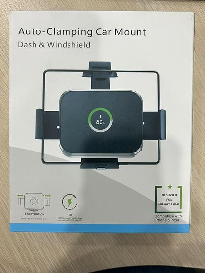 WanderS 15W Samsung Z Fold Car Wireless Charger with Ambient Light