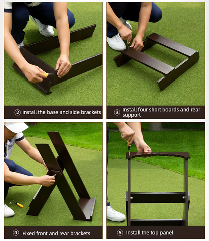 WanderS Oem Odm Golf Bag Stick Storage Display Rack Stand Golf Club Display Rack
