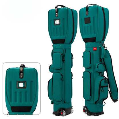 WanderS Golf Men And Women's Aviation Bag 3D Hardened Golf Bag Cap With Pulley