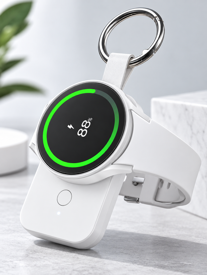 WanderS 1000mAh Watch Power Bank with Metal Ring – Samsung