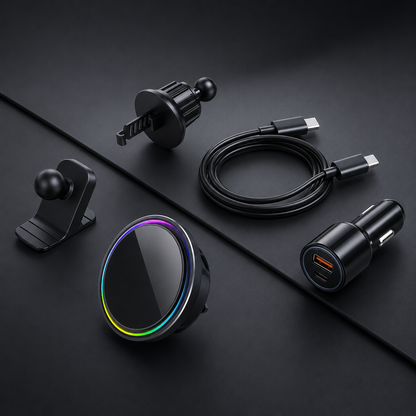 WanderS Semiconductor-Cooled Car Wireless Silicone Face Charger