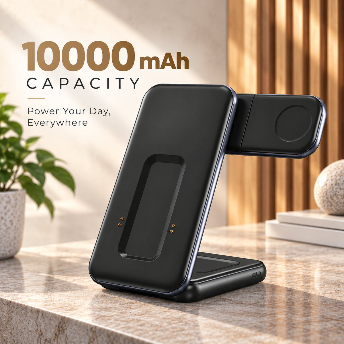 WanderS 2-in-1 Wireless Charging Base