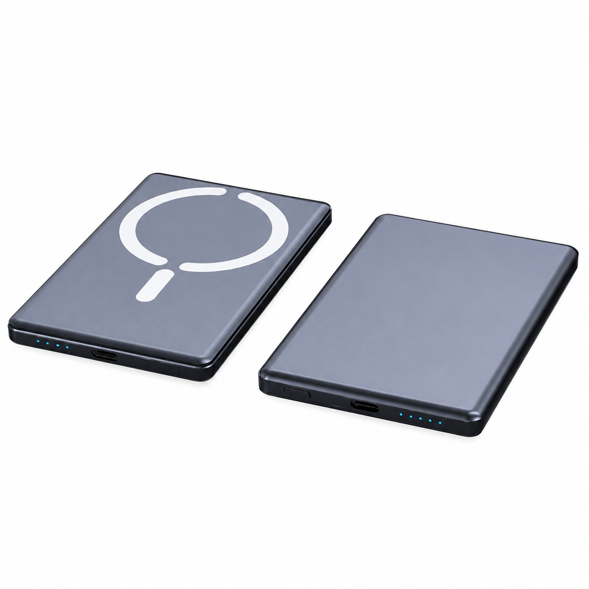 WanderS 10000mAh Aluminum Alloy Magnetic Wireless Power Bank