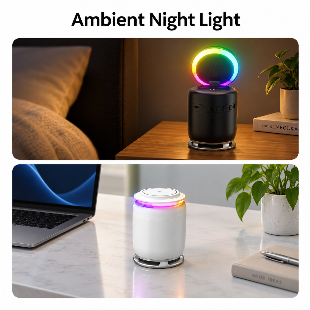 WanderS 3-in-1 15W Max Bluetooth Speaker Wireless Charger