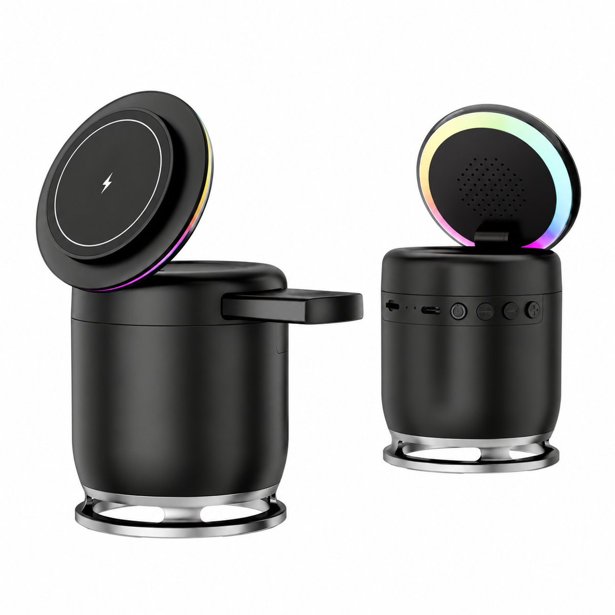 WanderS 3-in-1 15W Max Bluetooth Speaker Wireless Charger