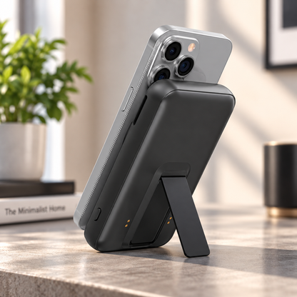 WanderS 10000mAh 15W Cooling Magnetic Power Bank + Charging Dock Set