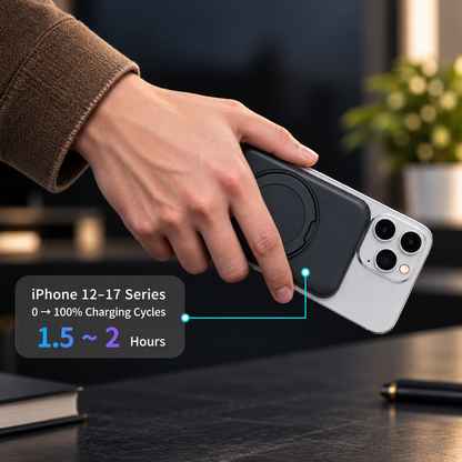 WanderS 10000mAh 15W Cooling Magnetic Power Bank + Charger Set
