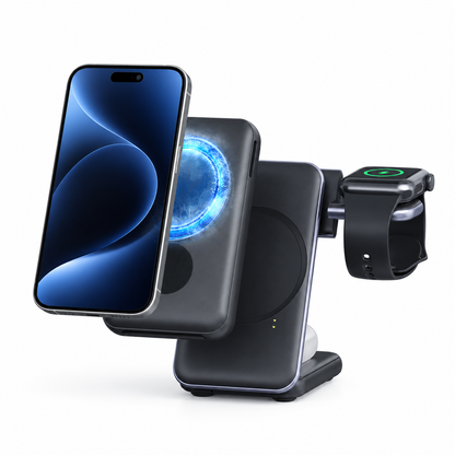 WanderS 10000mAh 15W Cooling Magnetic Power Bank + Charger Set