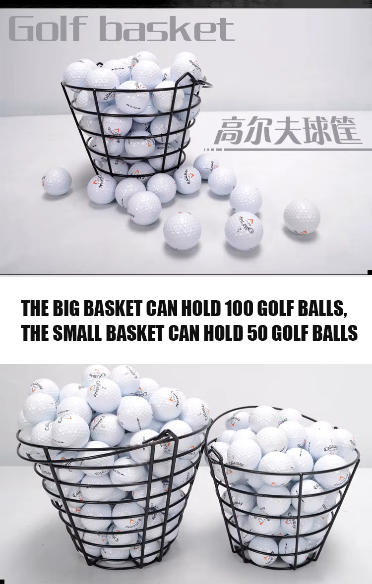 WanderS Golf Practice Ball Basket Iron Golf Ball Basket
