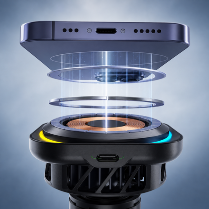 WanderS Qi2 15W Semiconductor-Cooled Car Wireless Charger