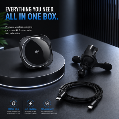 WanderS Qi2 15W Semiconductor-Cooled Car Wireless Charger