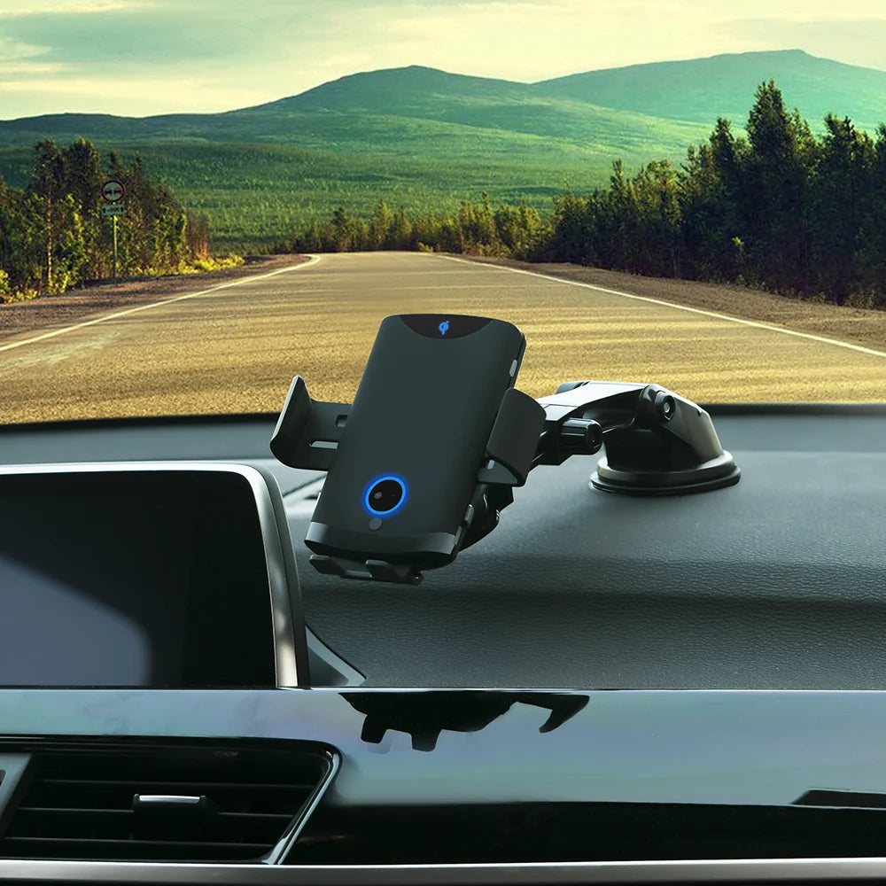 WanderS 15W Car Wireless Charger with Illuminated Logo