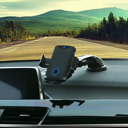 WanderS 15W Car Wireless Charger with Illuminated Logo