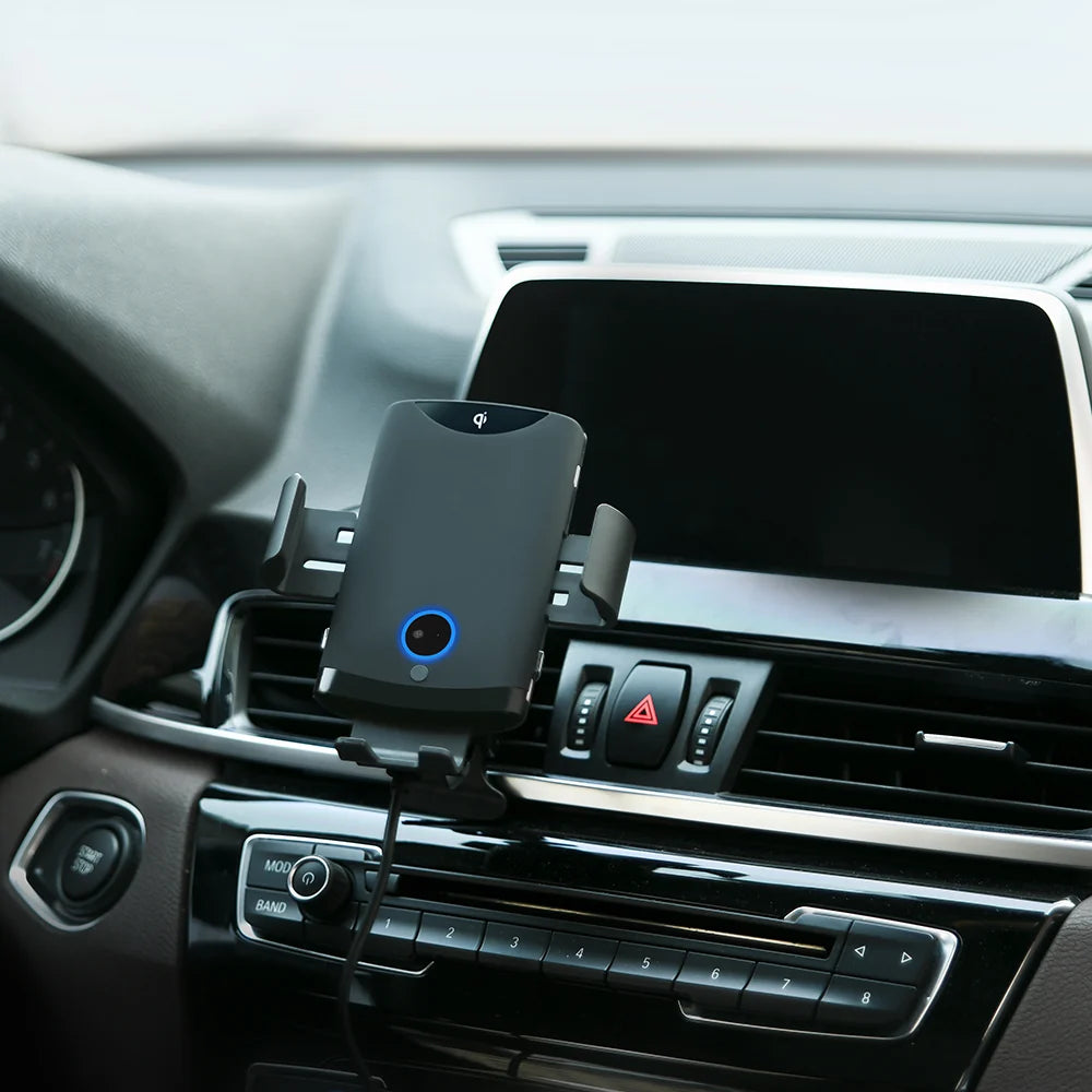 WanderS 15W Car Wireless Charger with Illuminated Logo