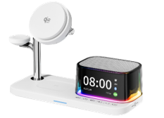 WanderS 5-in-1 Qi2.2 25W Bluetooth Speaker Cooling Wireless Charger