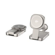 WanderS 3-in-1 Magnetic Qi2 15W Wireless Charger