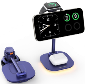 WanderS 3-in-1 Qi2.2 25W Cooling Wireless Charging Stand