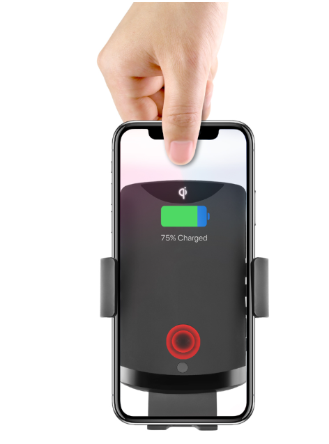 WanderS 15W Car Wireless Charger with Illuminated Logo