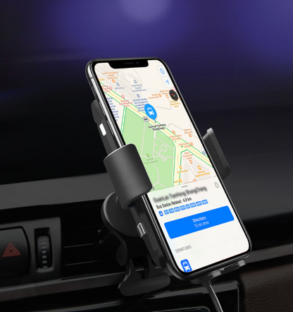 WanderS 15W Car Wireless Charger with Illuminated Logo