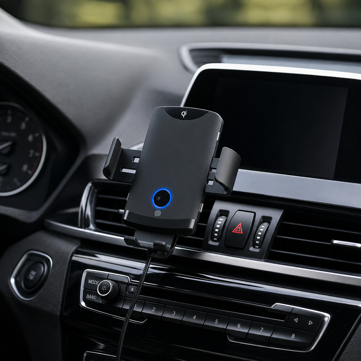 WanderS 15W Car Wireless Charger with Illuminated Logo