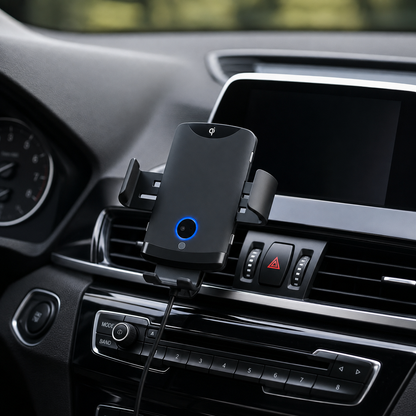 WanderS 15W Car Wireless Charger with Illuminated Logo