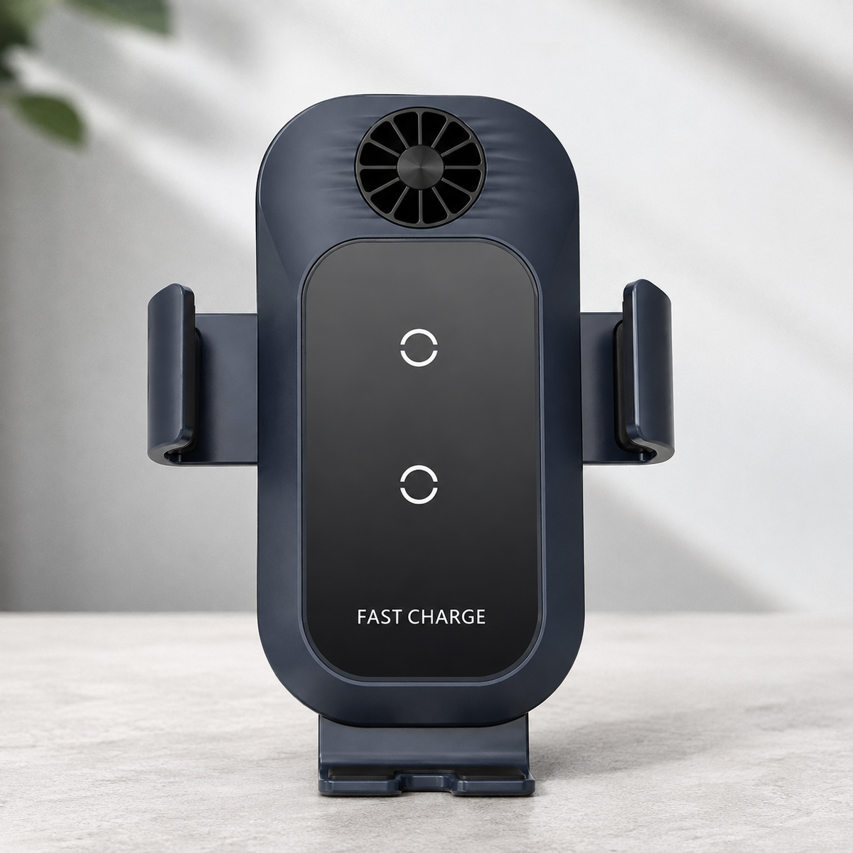 WanderS 15W Cooling Fan Dual-Coil Car Wireless Charger