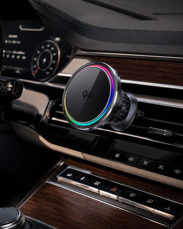 WanderS Semiconductor-Cooled Car Wireless Tempered glass face Charger