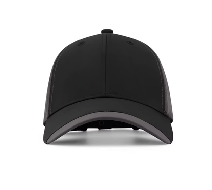 WanderS Luxury Custom Mens Front Golf Cap 3D Logo Black Golf Cap