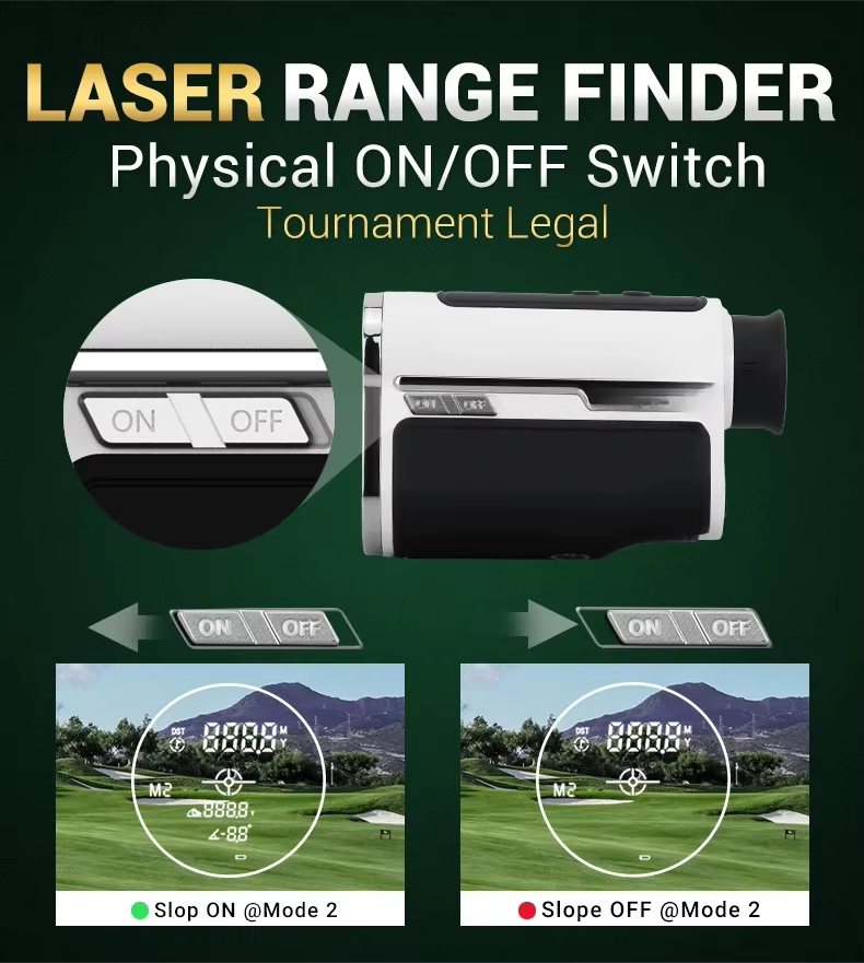 WanderS Longer Measurement Distance Slope On Off 2020 New Design Golf Laser Range Finder 600/1300Yard