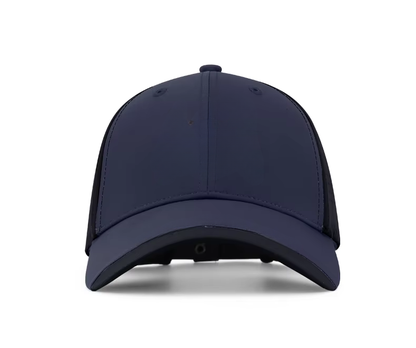 WanderS Luxury Custom Mens Front Golf Cap 3D Logo Black Golf Cap