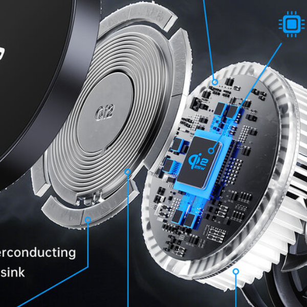 WanderS 3-in-1 Qi2.2 25W Cooling Magnetic Wireless Charger