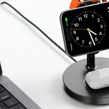 WanderS 3-in-1 Qi2.2 25W Cooling Magnetic Wireless Charger