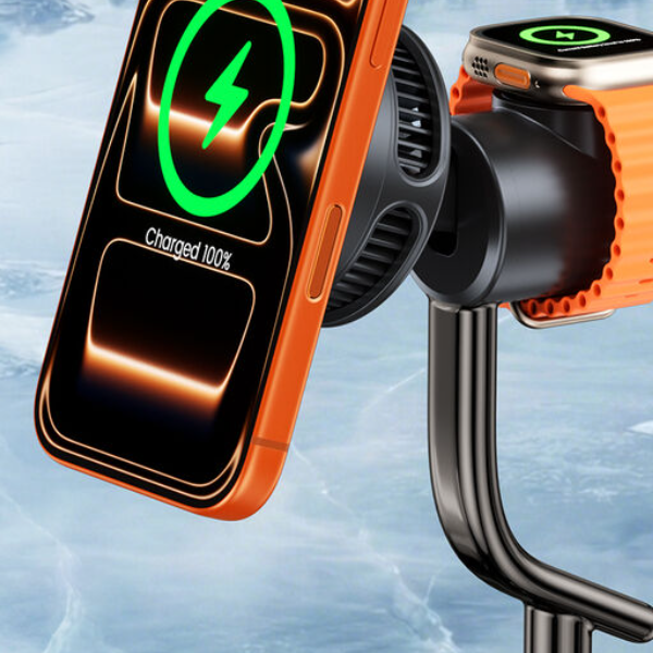 WanderS 3-in-1 Qi2.2 25W Cooling Magnetic Wireless Charger
