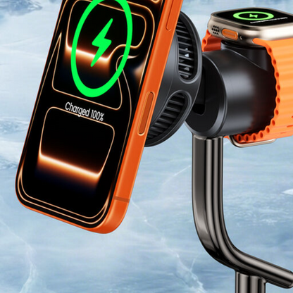 WanderS 3-in-1 Qi2.2 25W Cooling Magnetic Wireless Charger
