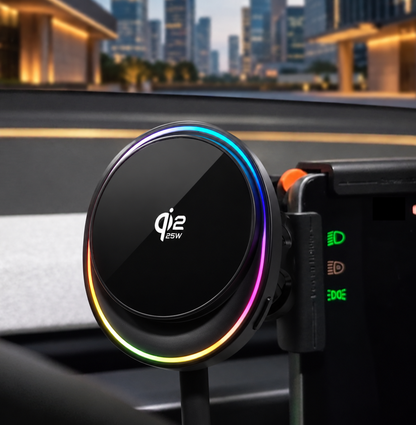 Wanders Qi2.2 25W Air-Cooled Magnetic Car Wireless Charger With  Aluminum Alloy Frame