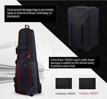 WanderS Soft-Sided Golf Bag Travel Case Flight Waterproof Light Weight Golf Travel Bag