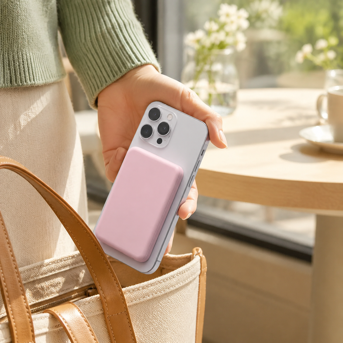 WanderS 5000mAh Ultra-Thin Magnetic Power Bank 15W