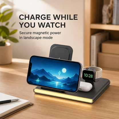WanderS 3-in-1 Foldable Wireless Charger 15W