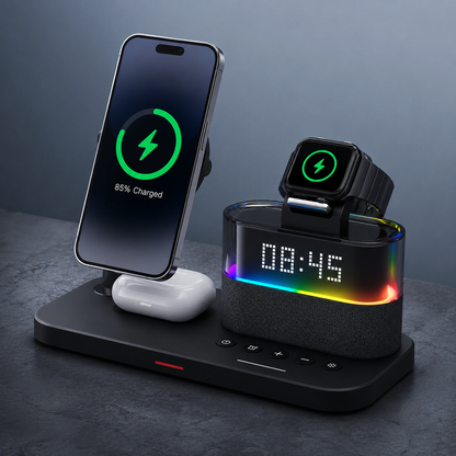 WanderS 4-in-1 15W Max Foldable Wireless Charger