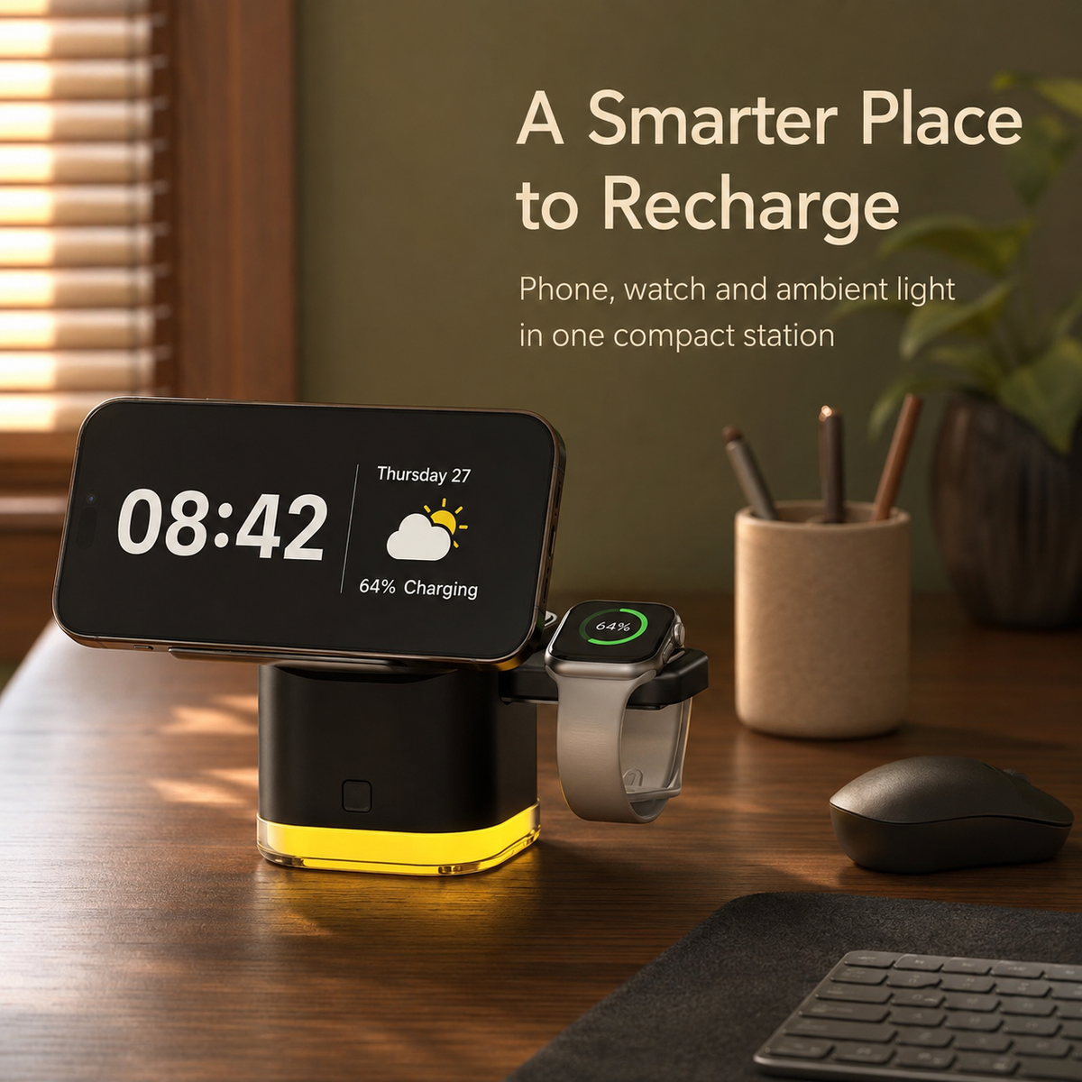WanderS 5-in-1 Foldable Magnetic Wireless Charger